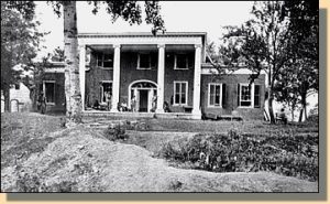 Pictured is Bromtpon c. 1864, you can see the trenches and earthworks that had been dug on the property.