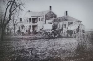 Pictured is what Chatham Manor looked like shortly after the Civil War.