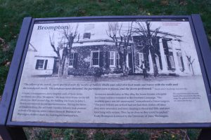Pictured here is the Brompton State Marker