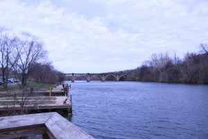 Picture of the Rappahannock River viewed from the docks