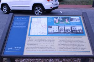 Picture of the Liberty Town State Marker.