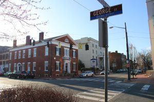 Pictured here is the old Fredericksburg National Bank--now the restaurant Foode