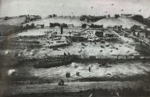 Pictured here is an artists's rendition of the gallant charge of Kimball's brigade against Marye's Heights.