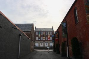 Pictured here is the back of the Fredericksburg Area Museum and the View of the Market Square