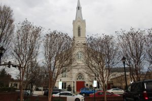 Pictured here is Fredericksburg Baptist Church
