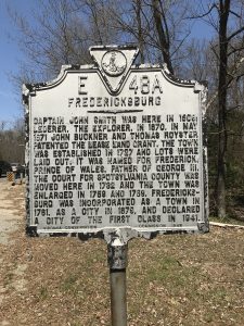 Picture of Fredericksburg Virginia State Marker