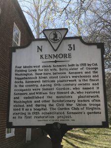 Picture of the historic Kenmore State Marker.