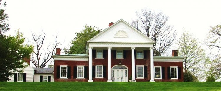 This is Brompton as we see it today, now the home of the President of the University of Mary Washington. (13)
