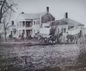 Pictured is what Chatham Manor looked like shortly after the Civil War.