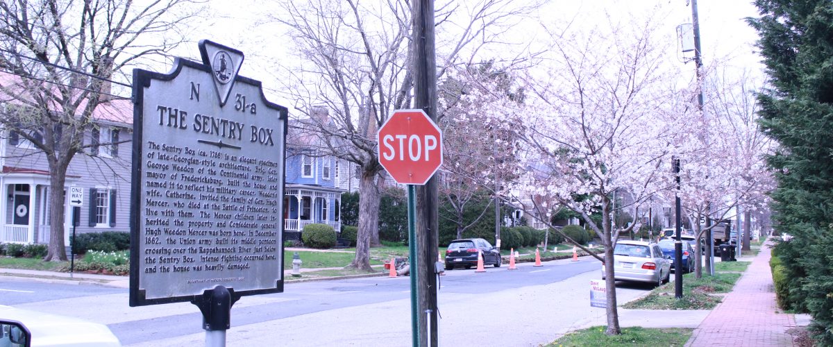 Picture of the Sentry Box and street