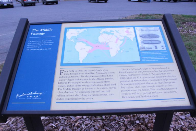 Picture of the middle passage State Marker