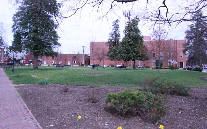 Pictured is the side view of Hurkamp Park