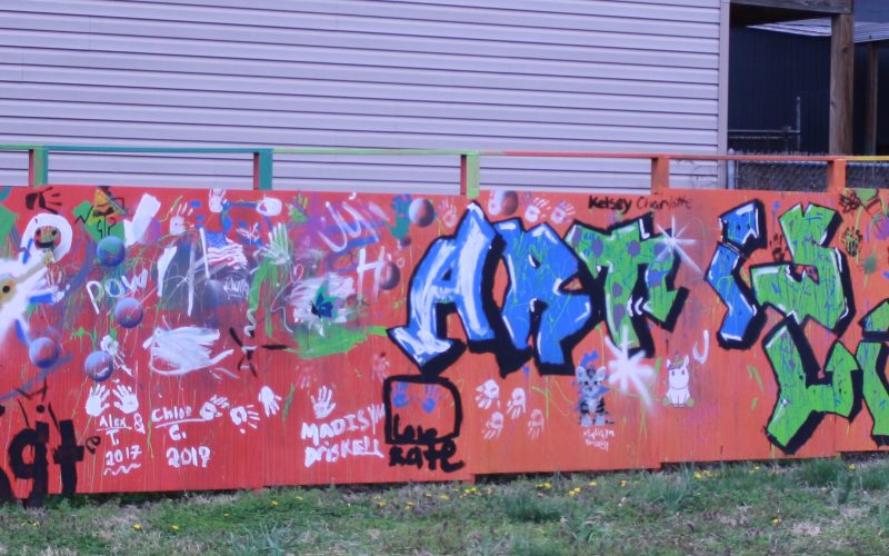pictured here is the Liberty Town mural