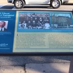 Pictured here is A Vibrant by Segregated Community State Marker