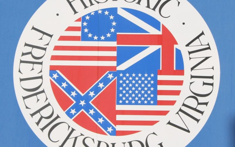 Pictured here is the city seal for Fredericksburg Virginia