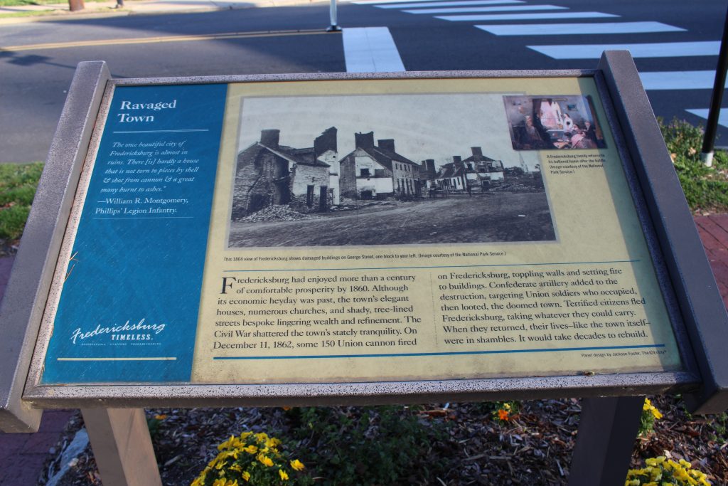 Pictured here is the Ravaged Town State Marker