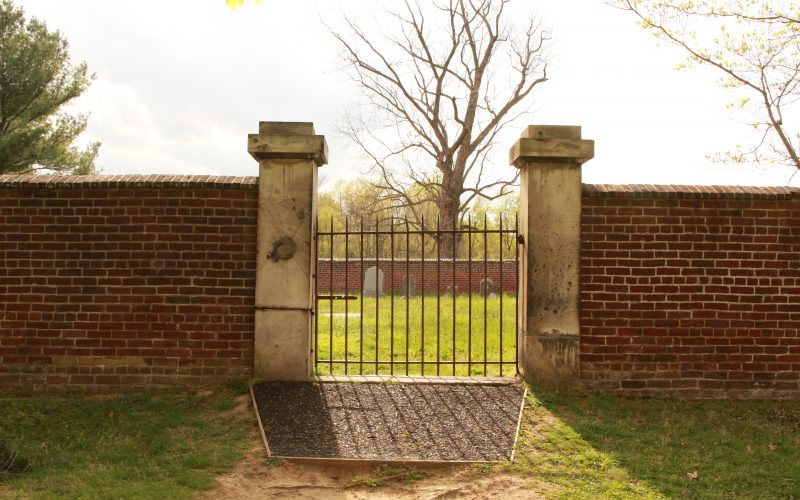 Pictured here is the entrance to the Willis Hill Cemetery