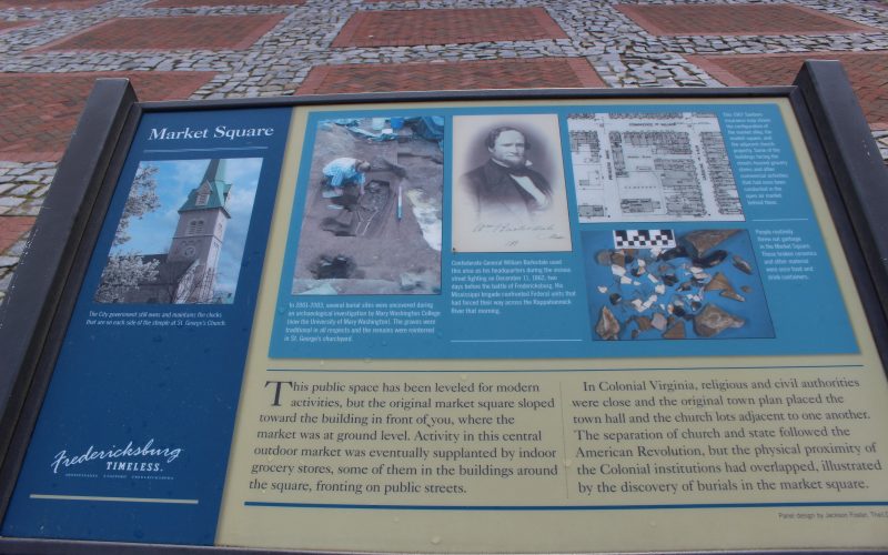 Pictured here is the market Square State Marker