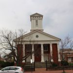 Pictured here is the view from the front of Fredericksburg Presbyterian Church