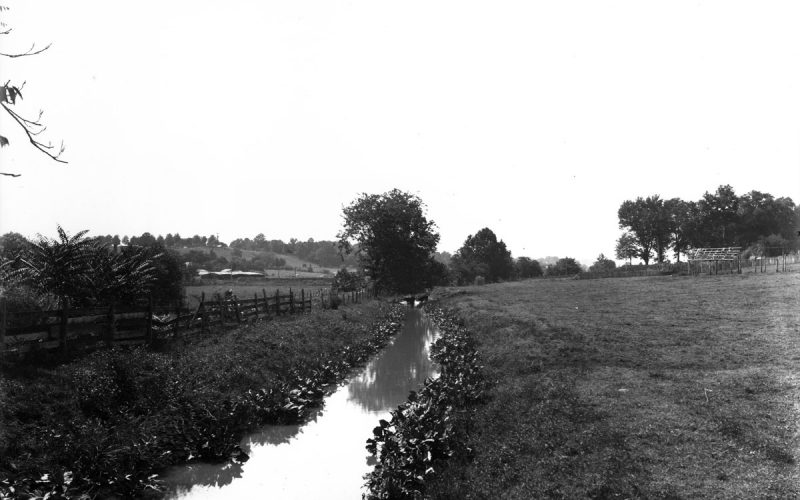Pictured here is the canal ditch