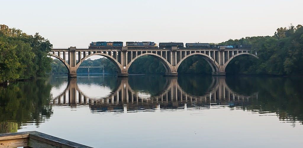 Chatham Bridge vaguely marks the spot where John Smith landed at Fredericksburg.