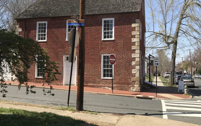 Picture of the side of the Lewis Store