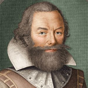 pictured here is a portrait of Captain John Smith